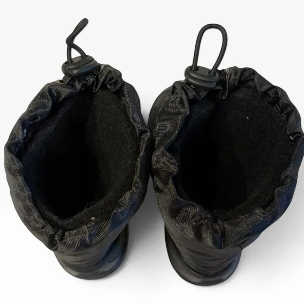 Kamik Toddler Snow Boots Black Insulated Winter Kids Size 5 Strap Toggle
